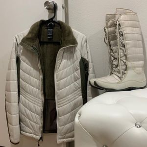NorthFace Jacket and Boots set